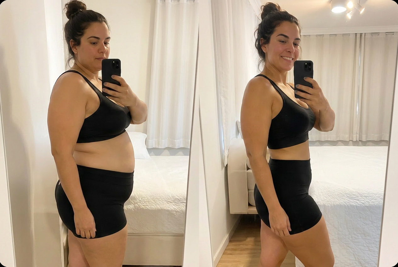 Antes e depois